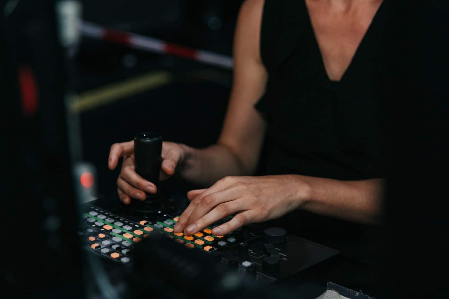 Bedienpanel einer Remote Kamera